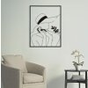 Mauro Ferretti nástenný panel Elegantná žena 60x1x80 cm čierny