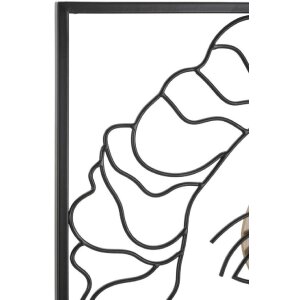 Mauro Ferretti MDF nástenný panel David 50x2x80 prírodná čierna