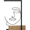 Mauro Ferretti nástenný panel 63x2x90 cm čierno-hnedý