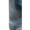 Mauro Ferretti Váza Elegant Ø 15x34 cm modro zlatá s vekom