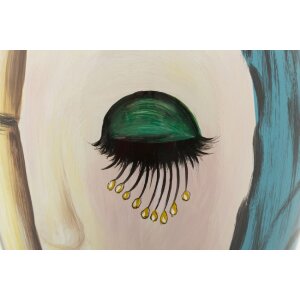 Mauro Ferretti váza art face Ø 28x50 cm viacfarebná