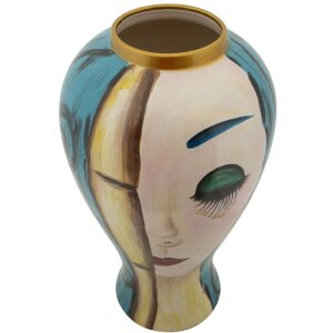 Mauro Ferretti váza art face Ø 28x50 cm viacfarebná
