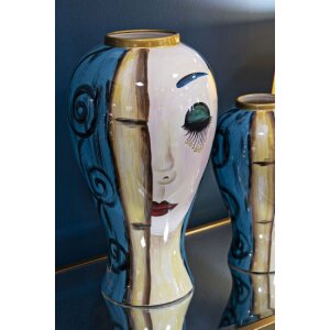 Mauro Ferretti váza art face Ø 28x50 cm viacfarebná