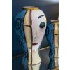 Mauro Ferretti váza art face Ø 28x50 cm viacfarebná