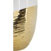 Mauro Ferretti Váza Lux Ø 20x35 cm biele zlato