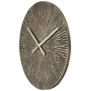 Nástenné hodiny Mauro Ferretti Opis Ø50x3,5 cm bronzové
