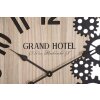 Nástenné hodiny Mauro Ferretti Grand Ø 60x4,5 cm čierno-hnedé