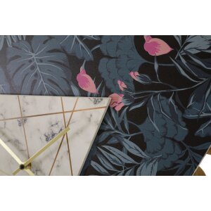 Mauro Ferretti nástenné hodiny trojuholník 75x4,5x59 cm viacfarebné
