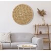 Nástenné hodiny Mauro Ferretti Boho Ø 60x4,5 cm prírodná farba biela