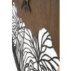 Nástenné hodiny Mauro Ferretti s dreveným ciferníkom Ø 60x2 cm hnedé čierne