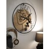 Nástenné hodiny Mauro Ferretti Elegant Ø 60x2 cm hnedé čierne