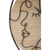 Nástenné hodiny Mauro Ferretti Elegant Ø 60x2 cm hnedé čierne