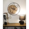 Nástenné hodiny Mauro Ferretti Elegant Ø 60x2 cm hnedé čierne