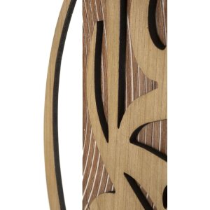 Nástenné hodiny Mauro Ferretti Wolly 70x4,4x93 cm prírodné