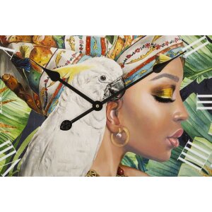 Nástenné hodiny Mauro Ferretti Kloe 60x4,5x60 cm viacfarebné