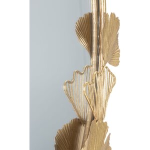 Mauro Ferretti nástenné zrkadlo list 61,5x3x78 cm zlaté