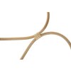 Nástenné zrkadlo Mauro Ferretti Almeria Ø 65,5x3 cm hnedé