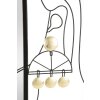 Nástenné zrkadlo Mauro Ferretti Eleanor 64,8x3,8x85 cm čierne