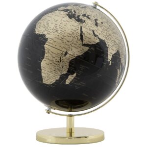 Mauro Ferretti Globe Gold Ø 25x34 cm čierne zlato