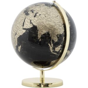 Mauro Ferretti Globe Gold Ø 25x34 cm čierne zlato