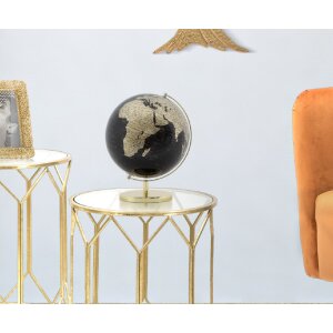 Mauro Ferretti Globe Gold Ø 25x34 cm čierne zlato