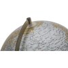 Mauro Ferretti Glóbus oranžový so svetlom Ø 25x38 cm zlatý strieborný