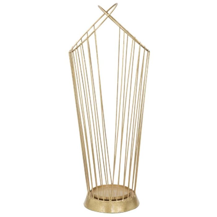 Mauro Ferretti stojan na dáždniky Stick 26,5x23x68,5 cm zlatý