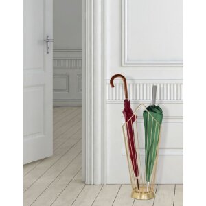 Mauro Ferretti stojan na dáždniky Stick 25,5x18,5x60 cm zlatý