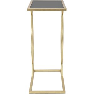 Mauro Ferretti rozkladací stôl 45,5x25,5x60 cm čierny zlatý