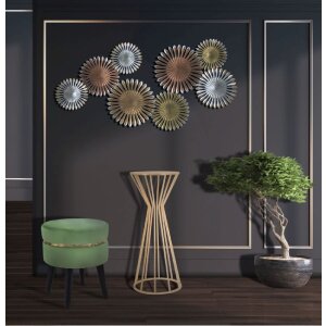 Mauro Ferretti bočný stolík Stick Glam Ø 38x100 cm zlatý