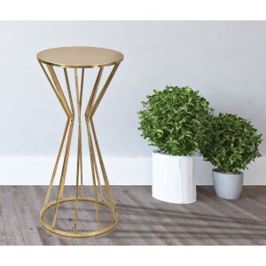 Mauro Ferretti bočný stolík Stick Glam Ø 38x80 cm zlatý