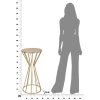 Mauro Ferretti bočný stolík Stick Glam Ø 38x80 cm zlatý
