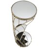 Telefónny stolík Mauro Ferretti Twisty Ø 38x86 cm zlatý
