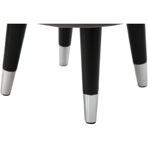 Mauro Ferretti stolička Paris Ø 35x40,5 cm sivá strieborná