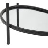 Mauro Ferretti bočný stolík Maycos 53,3x36,8x58,4 cm čierny