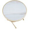 Mauro Ferretti Glam Mat bočný stolík Ø 50,5x50 cm zlatý