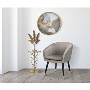 Mauro Ferretti bočný stolík Glam Spiral Ø 38x61,5 cm zlatý