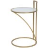 Mauro Ferretti bočný stolík Glam Sofy Ø 38x61 cm zlatý