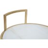 Mauro Ferretti bočný stolík Glam Sofy Ø 38x61 cm zlatý