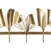 Mauro Ferretti nástenný vešiak 5 listov 49,5x6x26,3 cm zlatý