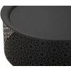 Mauro Ferretti bočný stolík Blacky Ø 35x50 cm čierna zlatá