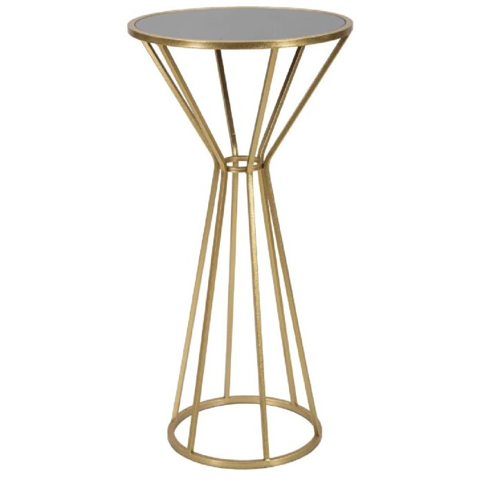 Bočný stolík Mauro Ferretti Simple New Ø 40x80 cm zlatý