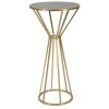 Bočný stolík Mauro Ferretti Simple New Ø 40x80 cm zlatý