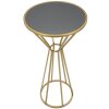 Bočný stolík Mauro Ferretti Simple New Ø 40x80 cm zlatý