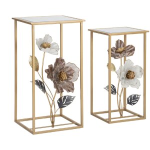 Mauro Ferretti kvetinový set 2 ks 36x36x70-30x30x60 cm viacfarebný