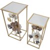 Mauro Ferretti kvetinový set 2 ks 36x36x70-30x30x60 cm viacfarebný