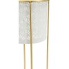 Mauro Ferretti stojan na kvety Whity sada 2 Ø 17x46 a 14x34 cm biele zlato