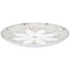 Mauro Ferretti dekoratívny podnos Atene Polyresin White Wash Ø 35,5x4,4 cm Boho Chic