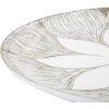 Mauro Ferretti dekoratívny podnos Atene Polyresin White Wash Ø 35,5x4,4 cm Boho Chic
