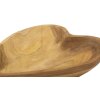 Mauro Ferretti dekoratívna miska Kiha v tvare srdca 15x17x3,5 cm hnedá